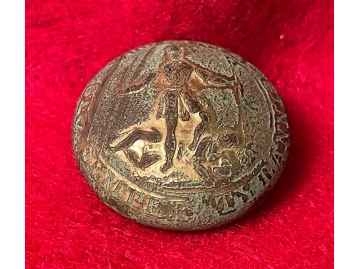 Virginia State Seal Coat Button 