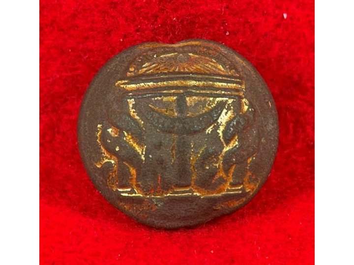 Georgia State Seal Coat Button