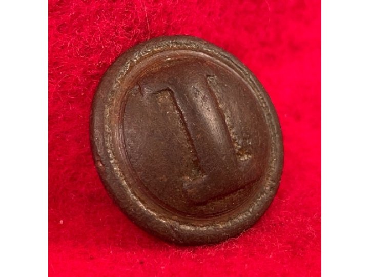 Confederate Infantry Coat Button - "Cast I" - High Quality 