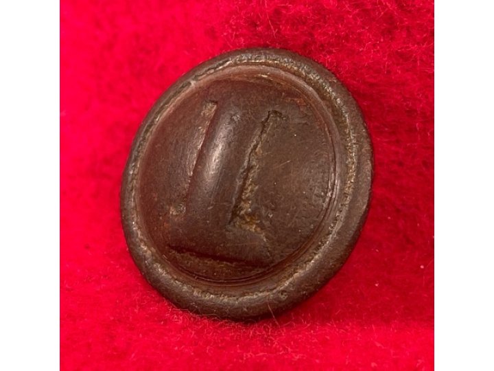 Confederate Infantry Coat Button - "Cast I" - High Quality