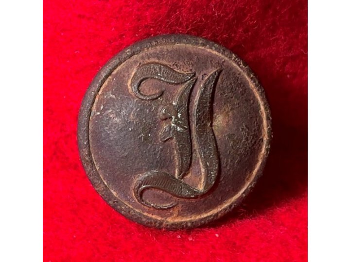 Confederate Infantry Coat Button - "Script I"