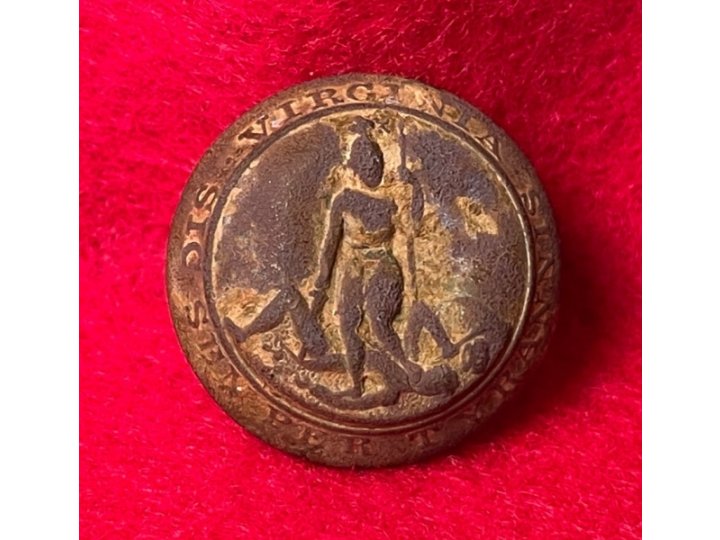 Virginia State Seal Coat Button 