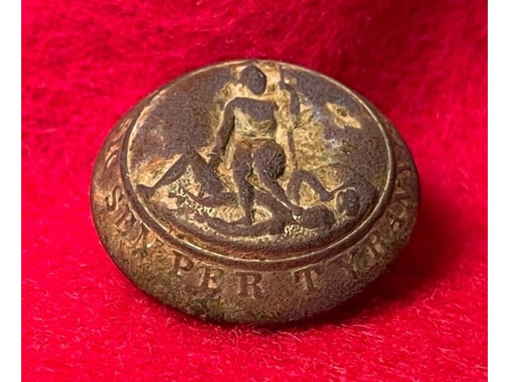 Virginia State Seal Coat Button 