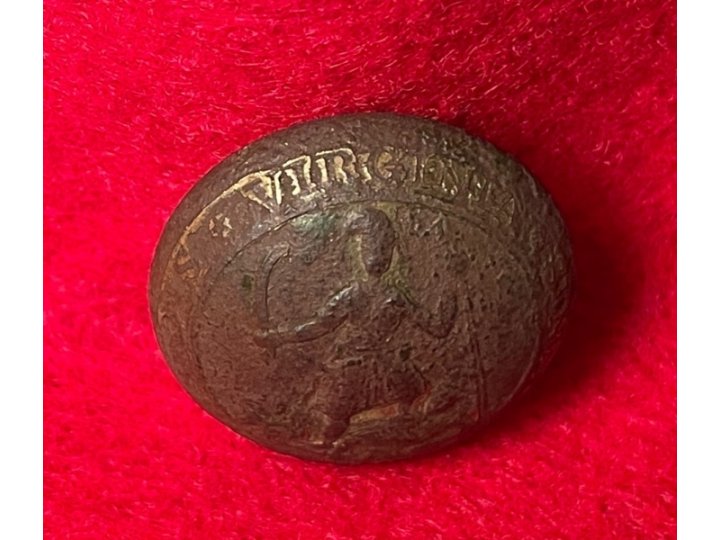 Virginia State Seal Coat Button 