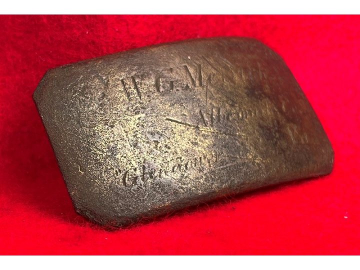 Brass Plate Inscribed "W. G. MERRICK"