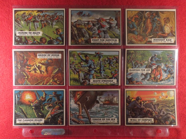The 1962 Topps Civil War News Card Series - Complete --- Even More ON SALE