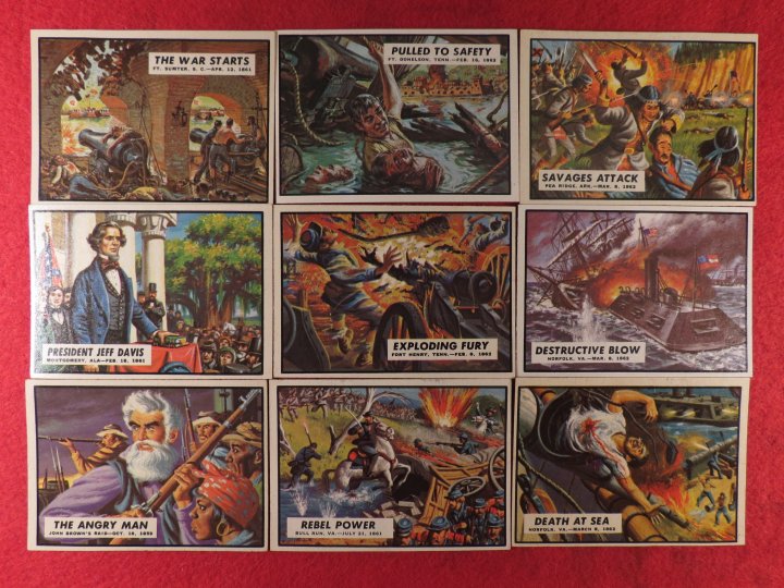 The 1962 Topps Civil War News Card Series - Complete --- Even More ON SALE