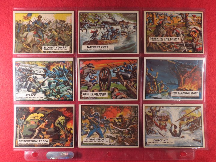 The 1962 Topps Civil War News Card Series - Complete --- Even More ON SALE