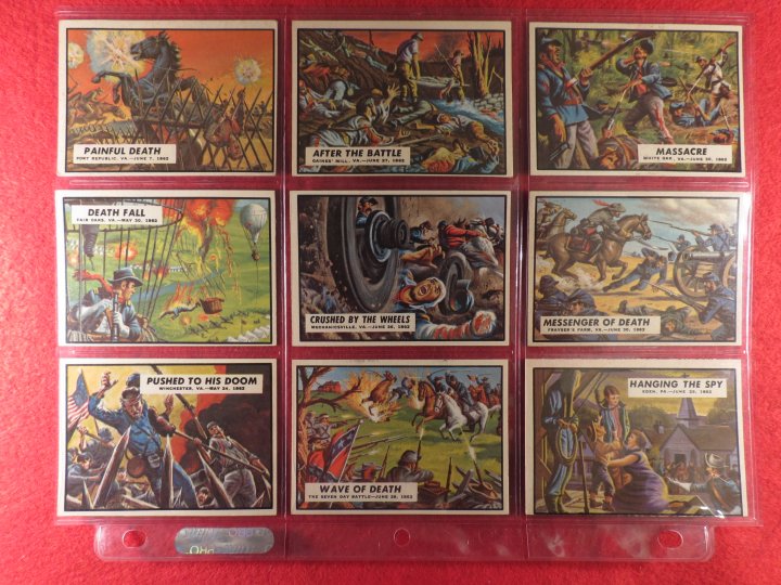 The 1962 Topps Civil War News Card Series - Complete --- Even More ON SALE