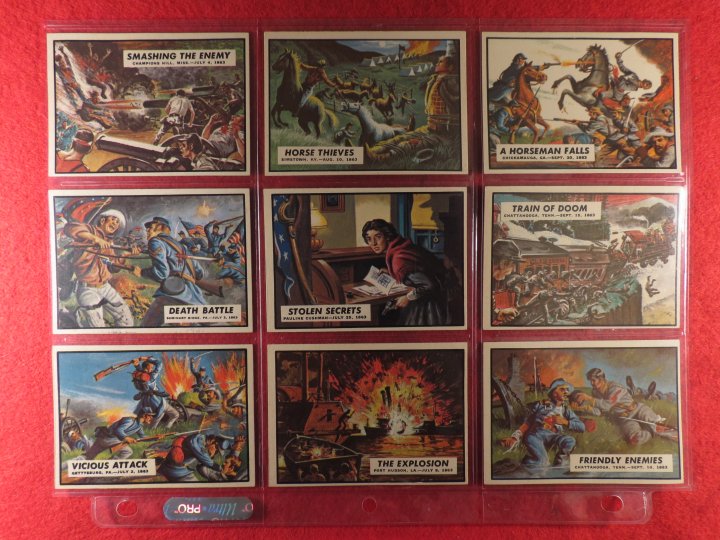 The 1962 Topps Civil War News Card Series - Complete --- Even More ON SALE