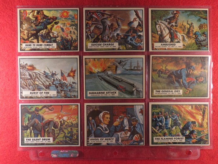 The 1962 Topps Civil War News Card Series - Complete --- Even More ON SALE