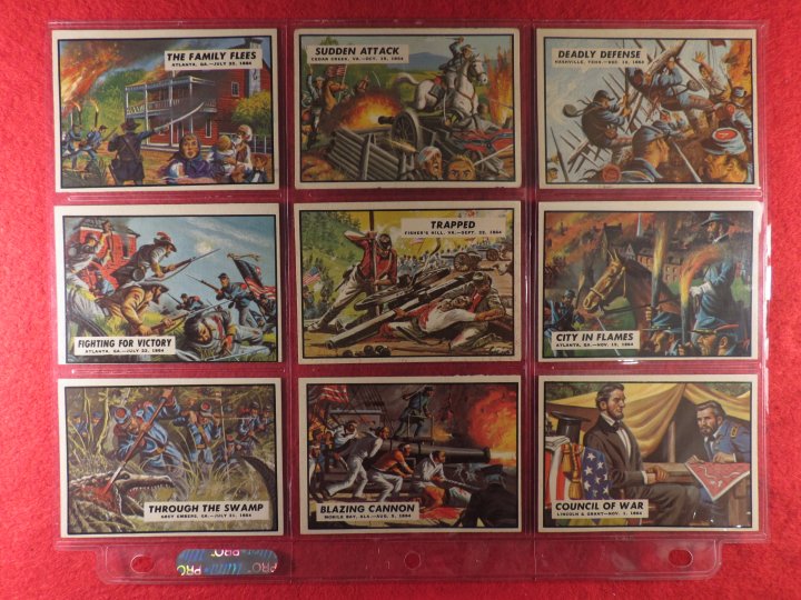 The 1962 Topps Civil War News Card Series - Complete --- Even More ON SALE