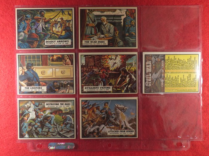 The 1962 Topps Civil War News Card Series - Complete --- Even More ON SALE