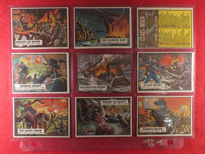 The 1962 Topps Civil War News Card Series - Complete --- Even More ON SALE