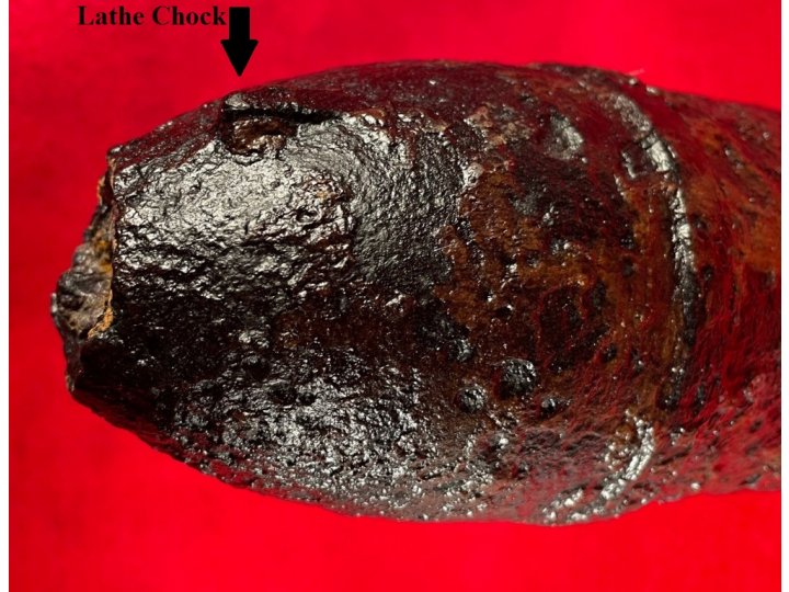 Confederate 3 Inch Read Shell - Unfired - Rare "Half Moon" Flame Groove