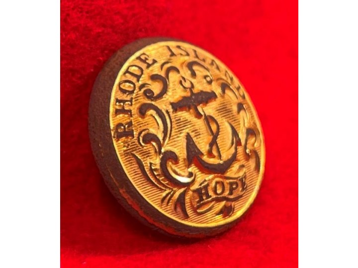 Rhode Island State Seal Coat Button - High Quality