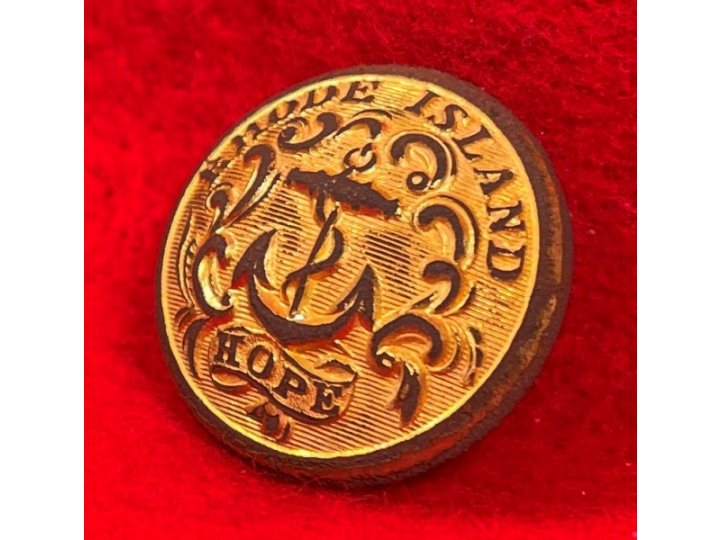 Rhode Island State Seal Coat Button - High Quality