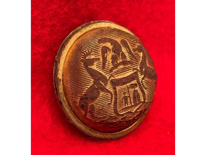 Michigan State Seal Coat Button