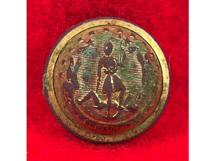 Virginia State Seal "Staff Officer" Cuff Button