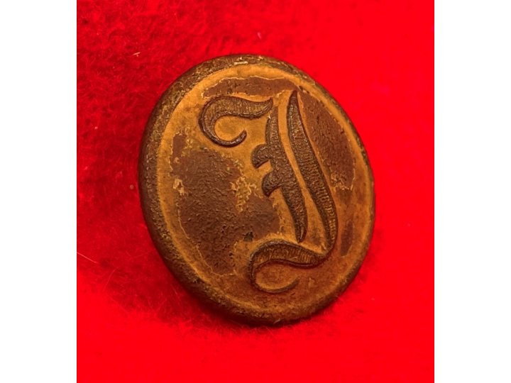 Confederate Infantry Coat Button - "Script I"