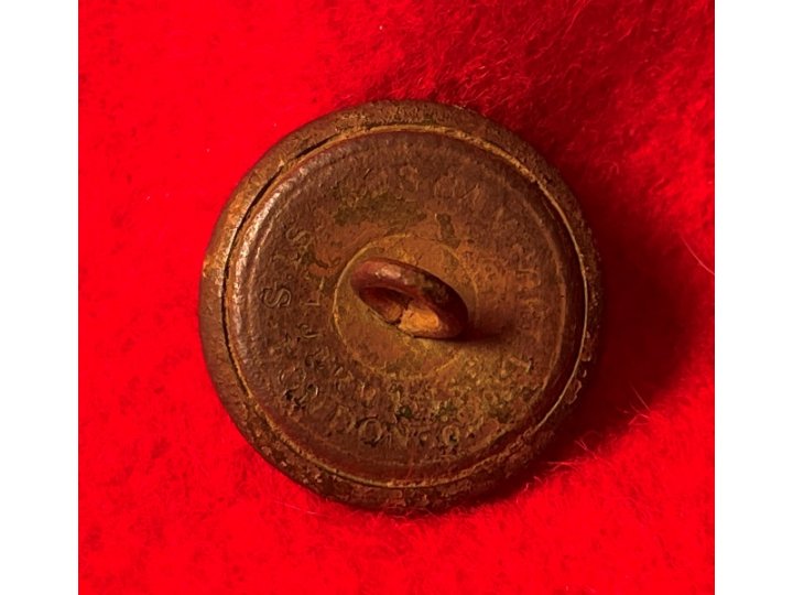 Confederate Infantry Coat Button - "Script I"