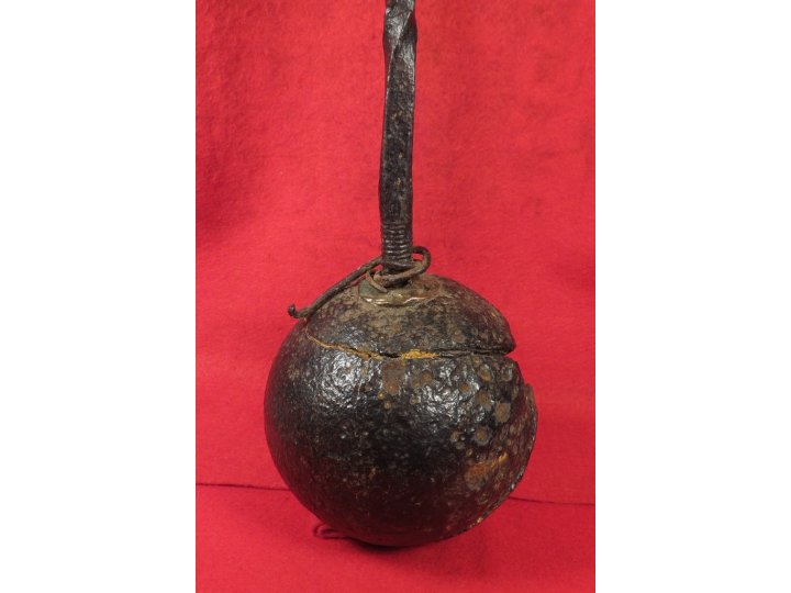 Confederate 12 Pounder Side Loader with Bolt & Exposed Case-Shot