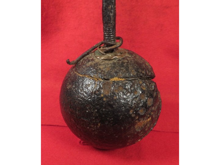 Confederate 12 Pounder Side Loader with Bolt & Exposed Case-Shot