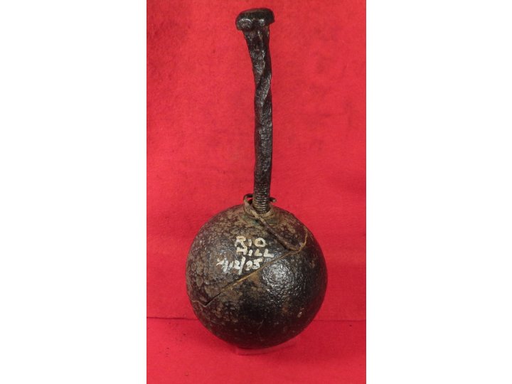 Confederate 12 Pounder Side Loader with Bolt & Exposed Case-Shot