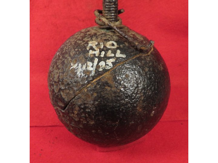 Confederate 12 Pounder Side Loader with Bolt & Exposed Case-Shot