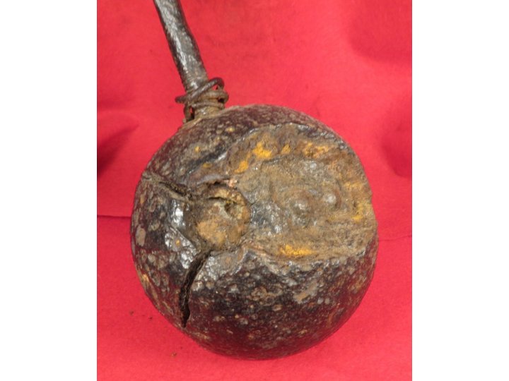 Confederate 12 Pounder Side Loader with Bolt & Exposed Case-Shot