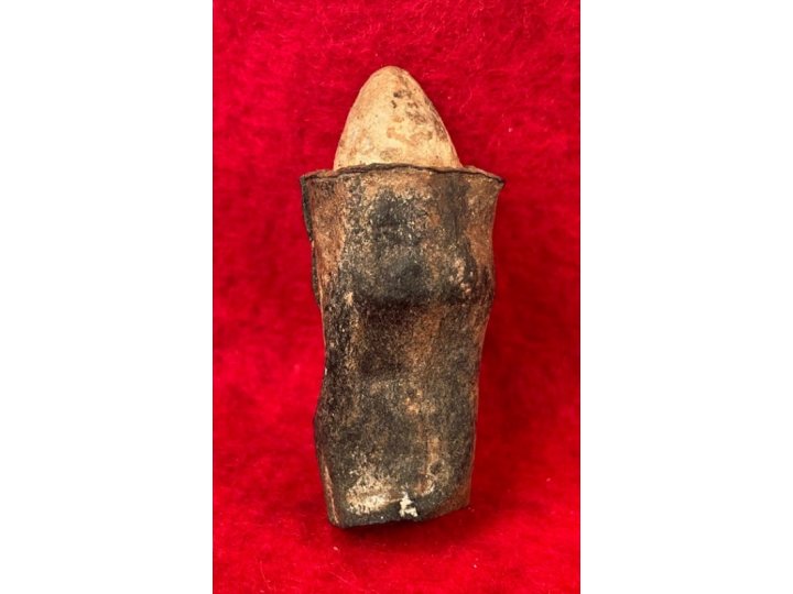 Smith .50 Caliber Rubber Case Cartridge - Excavated