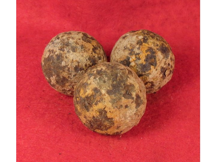 Three 1.3 Inch Canister Shot for 24 Pounder Howitzer Smith County, TN
