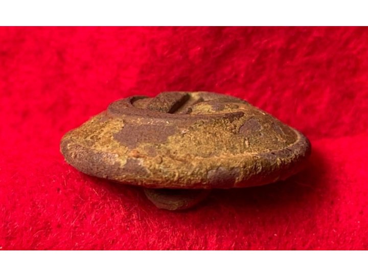 Confederate Engineer Coat Button - Rarely Excavated