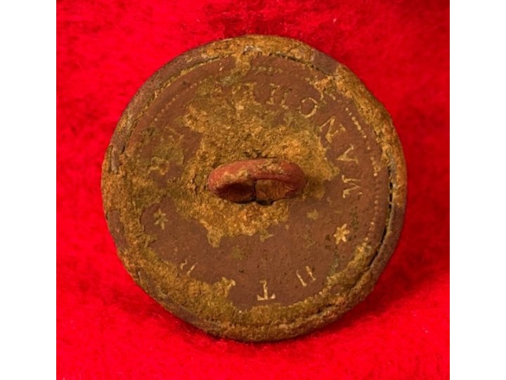 Confederate Engineer Coat Button - Rarely Excavated