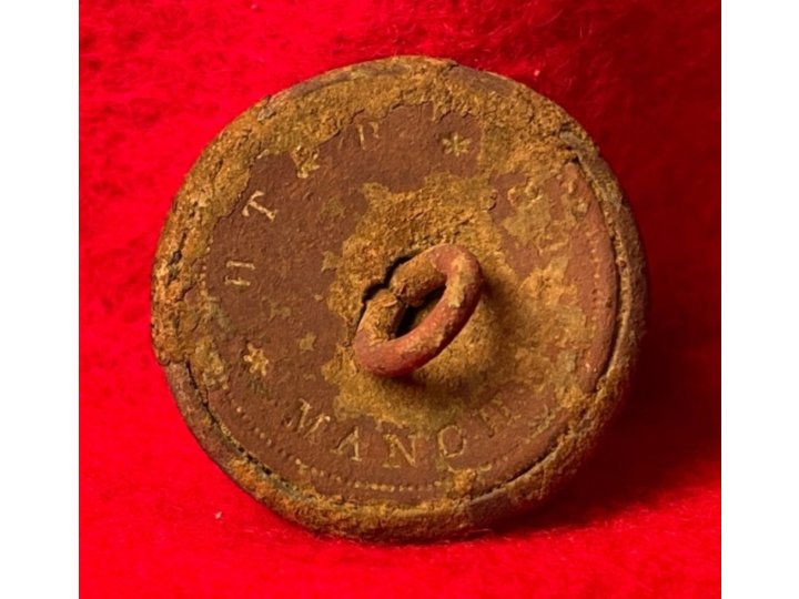 Confederate Engineer Coat Button - Rarely Excavated