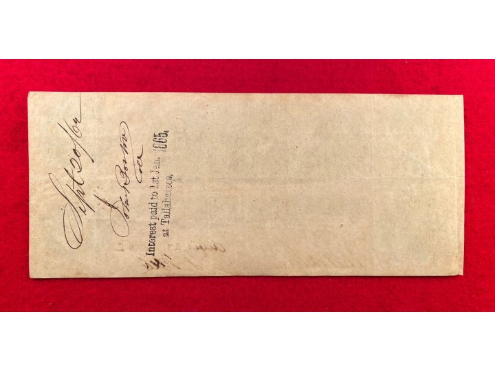 Confederate One Hundred Dollar Note - 1862 - T-40