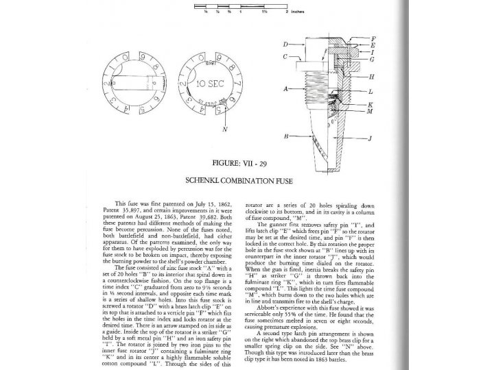 Schenkl Combination Fuze - Early Pattern 