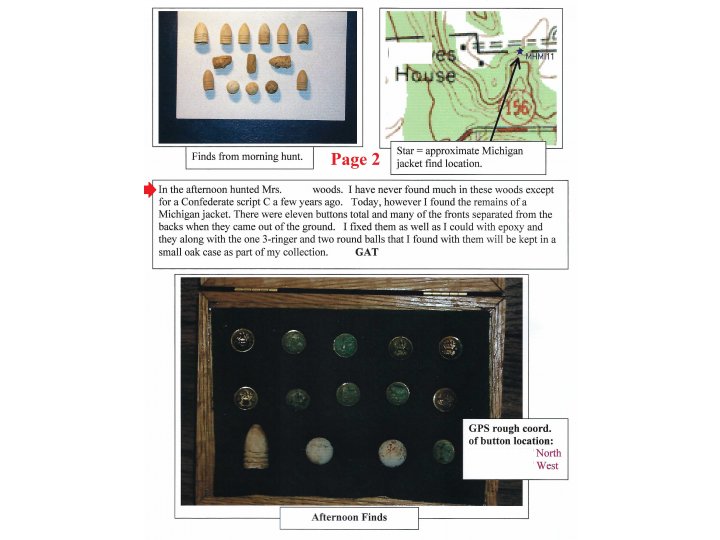 Michigan Cuff Button Display - Malvern Hill