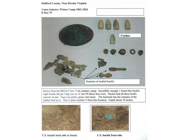 US Waist Belt Buckle - Leather Belt Portion