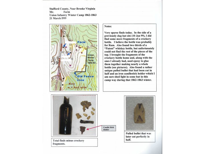 Reconstructed Ceramic Seltzer Bottle - Hut Site Recovery