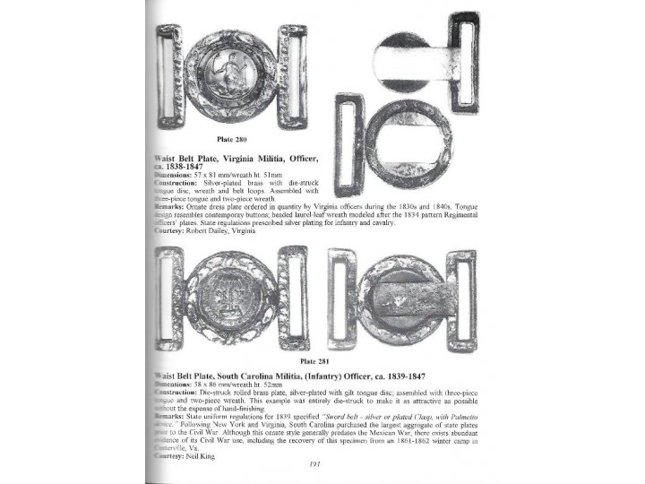 American Military Belt Plates 