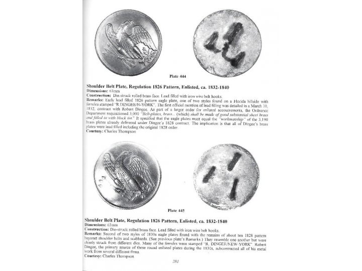 American Military Belt Plates - 1st Edition - Signed by Both Authors