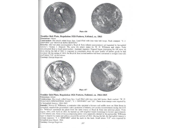 American Military Belt Plates - 1st Edition - Signed by Both Authors