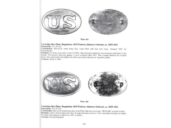 American Military Belt Plates 