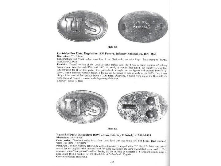 American Military Belt Plates - 1st Edition - Signed by Both Authors