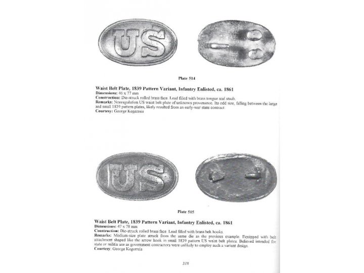 American Military Belt Plates - 1st Edition - Signed by Both Authors