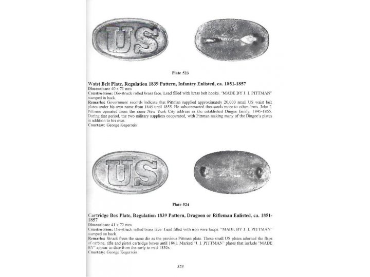 American Military Belt Plates - 1st Edition - Signed by Both Authors