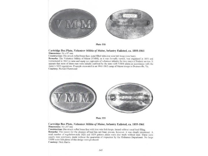 American Military Belt Plates 