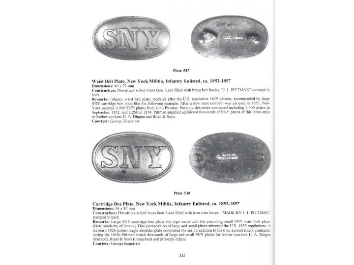 American Military Belt Plates - 1st Edition - Signed by Both Authors