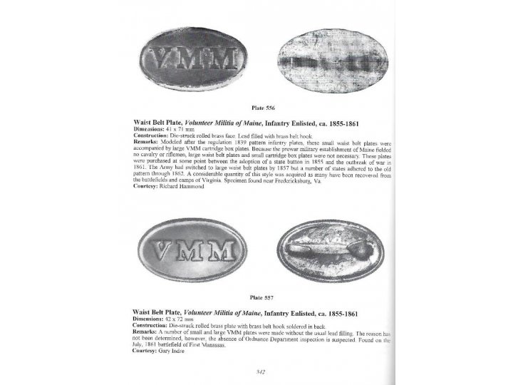 American Military Belt Plates - 1st Edition - Signed by Both Authors